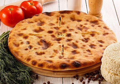 Заказать Пирог с сыром и помидорами Пирог с сыром и помидорами