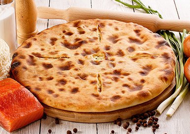 Заказать Пирог с сыром и семгой Пирог с сыром и семгой